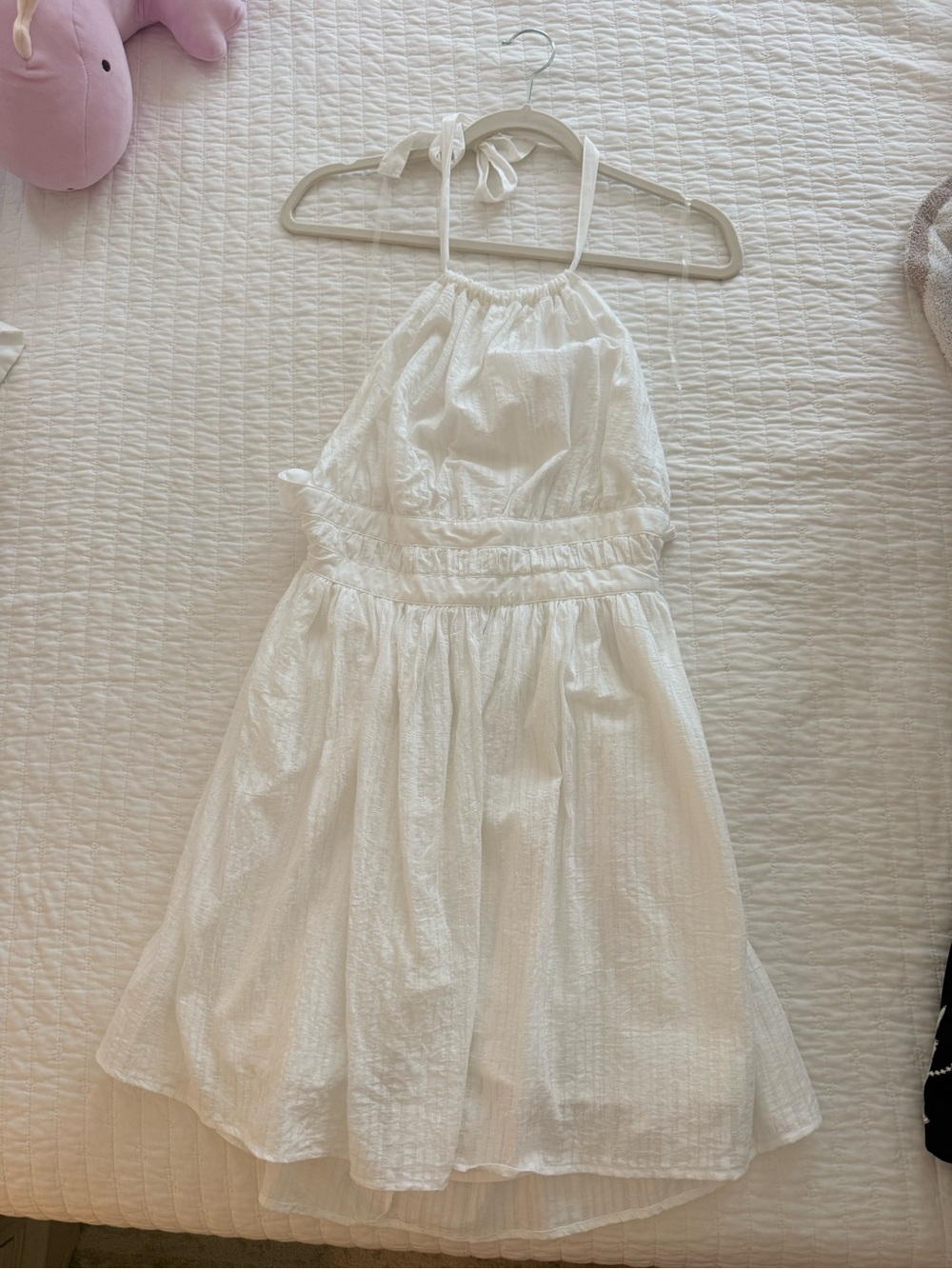 wild fable White Halter Mini Dress